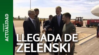 Así ha sido la llegada de Zelenski  a España