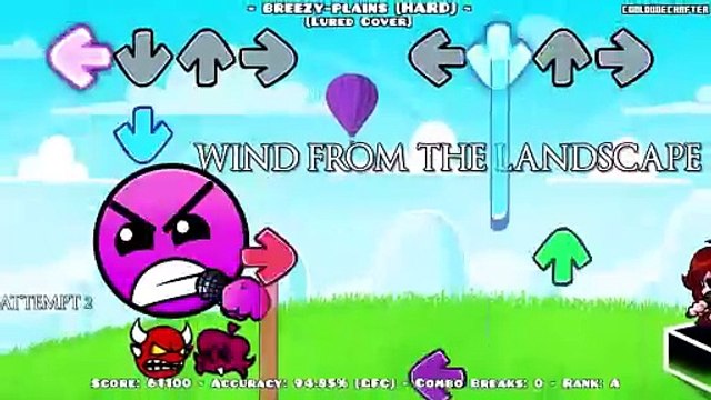 Friday Night Funkin' - Fire In The Hole (BREEZY UPDATE) - Lobotomy Geometry Dash 2.2 (FNF Mod_Hard)