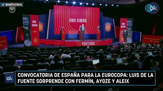 Convocatoria de España para la Eurocopa Luis de la Fuente sorprende con Fermín, Ayoze y Aleix