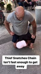 ¡Gran error! Un ladrón intentó asaltar a luchador de MMA