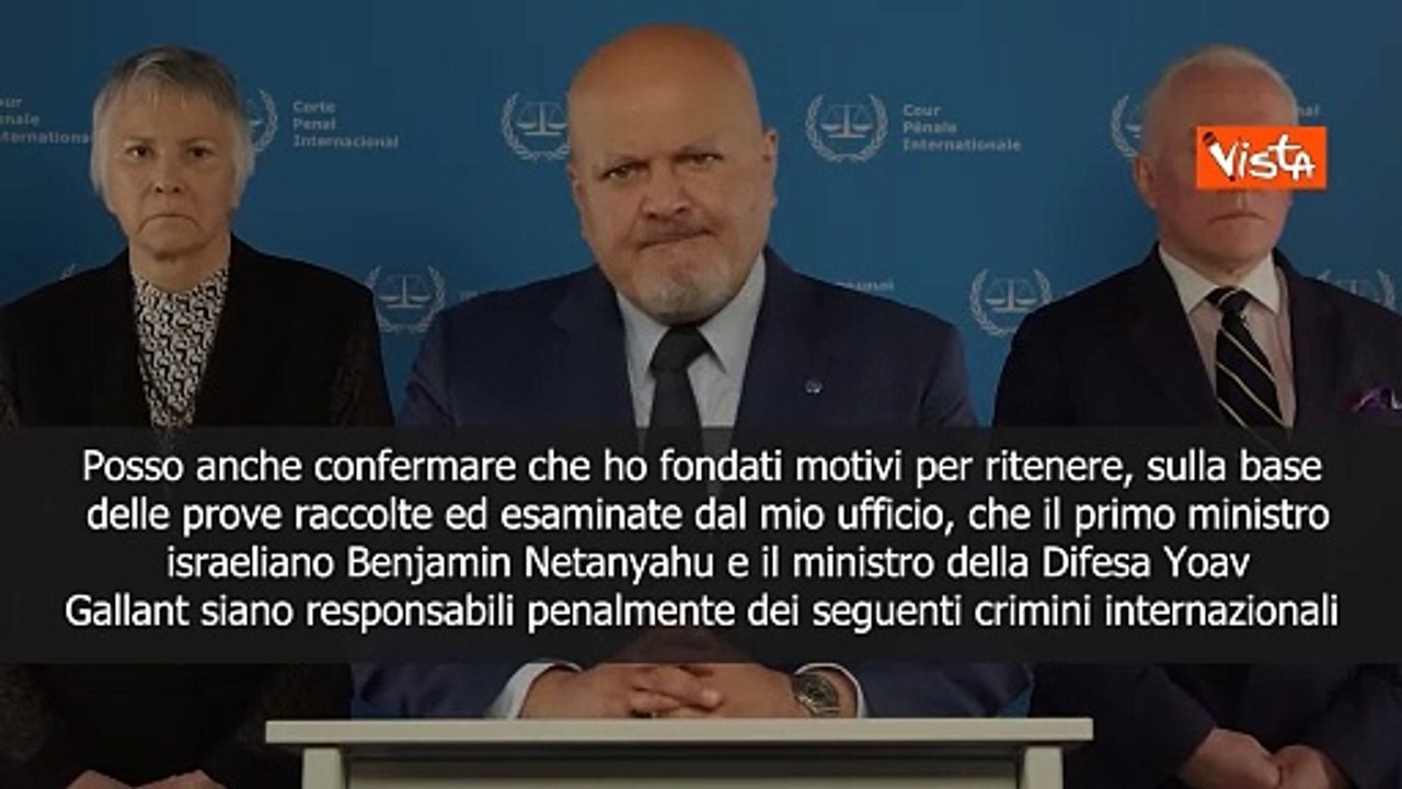 Procuratore capo Corte penale internazionale chiede il mandato d'arresto per Netanyahu