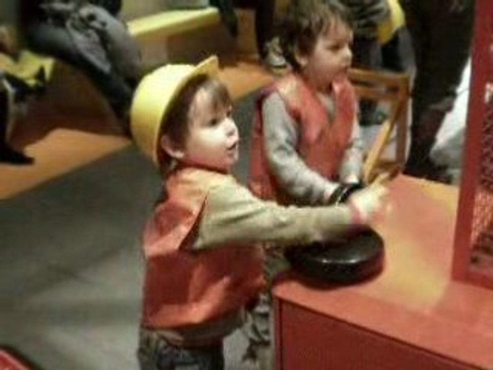 Niels sur le chantier - La Villette