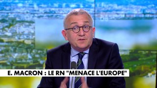 Pour Vincent Roy, il y a un «mépris absolument souverain» dans les propos d’Emmanuel Macron sur le RN