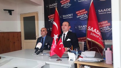Saadet Partisi Sinop İl Başkanlığından Necmettin Erbakan’a vefa kampanyası