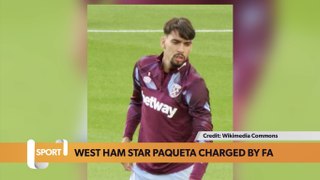 West Ham star Lucas Paqueta charged by FA for misconduct