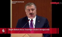 Sağlık Bakanı Koca: İnsanlığın vicdanı darağacında