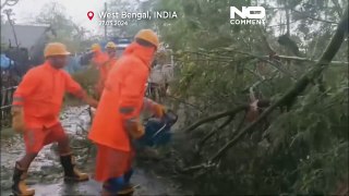 إعصار يغمر ويدمر عشرات القرى الساحلية في الهند وبنغلاديش