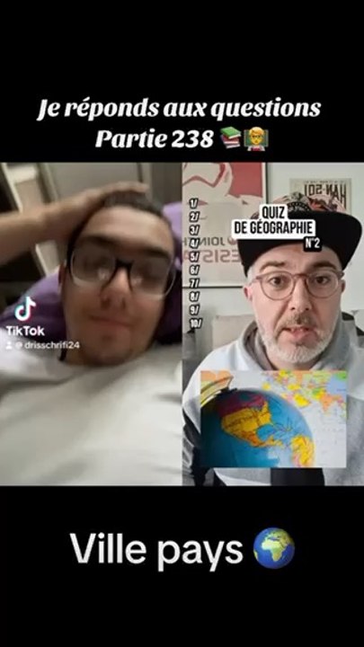 Je réponds aux questions pt 238 (ville pays) ‍