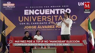 Jorge Álvarez Máynez pidió al TEPJF no dejar  