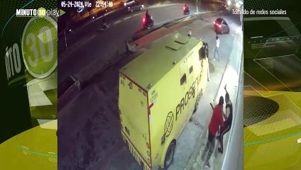 Falso policía robó carro de valores en Santa Marta