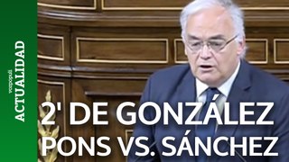 Los 2' de González Pons contra Sánchez