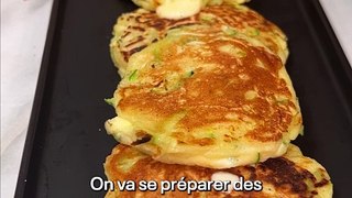 CUISINE ACTUELLE - Pancake courgette ricotta à la mozzarella