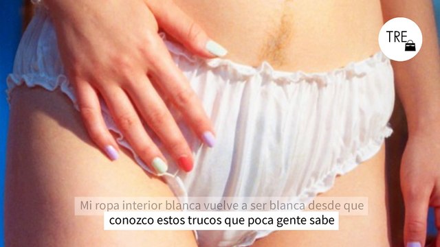 Mi ropa interior blanca vuelve a ser blanca desde que conozco estos trucos que poca gente sabe