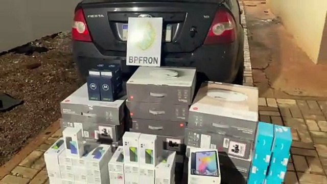 BPFron apreende veículo carregado com eletrônicos contrabandeados na BR-369