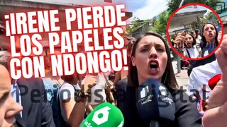 IRENE MONTERO sale del juicio DESATADA y PIERDE los PAPELES INSULTANDO a BERTRAND NDONGO