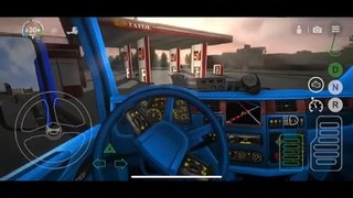 Truck driving simulator gameplay #truckgames #cargames