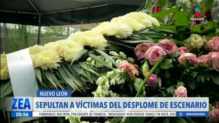 Desplome en mitin de MC en Nuevo León: Sepultan a las nueve víctimas