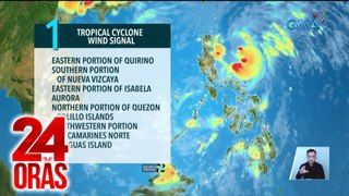 Bagyong Aghon, patuloy na lumalayo sa bansa; signal no. 1, nakataas pa rin sa ilang probinsya | 24 Oras