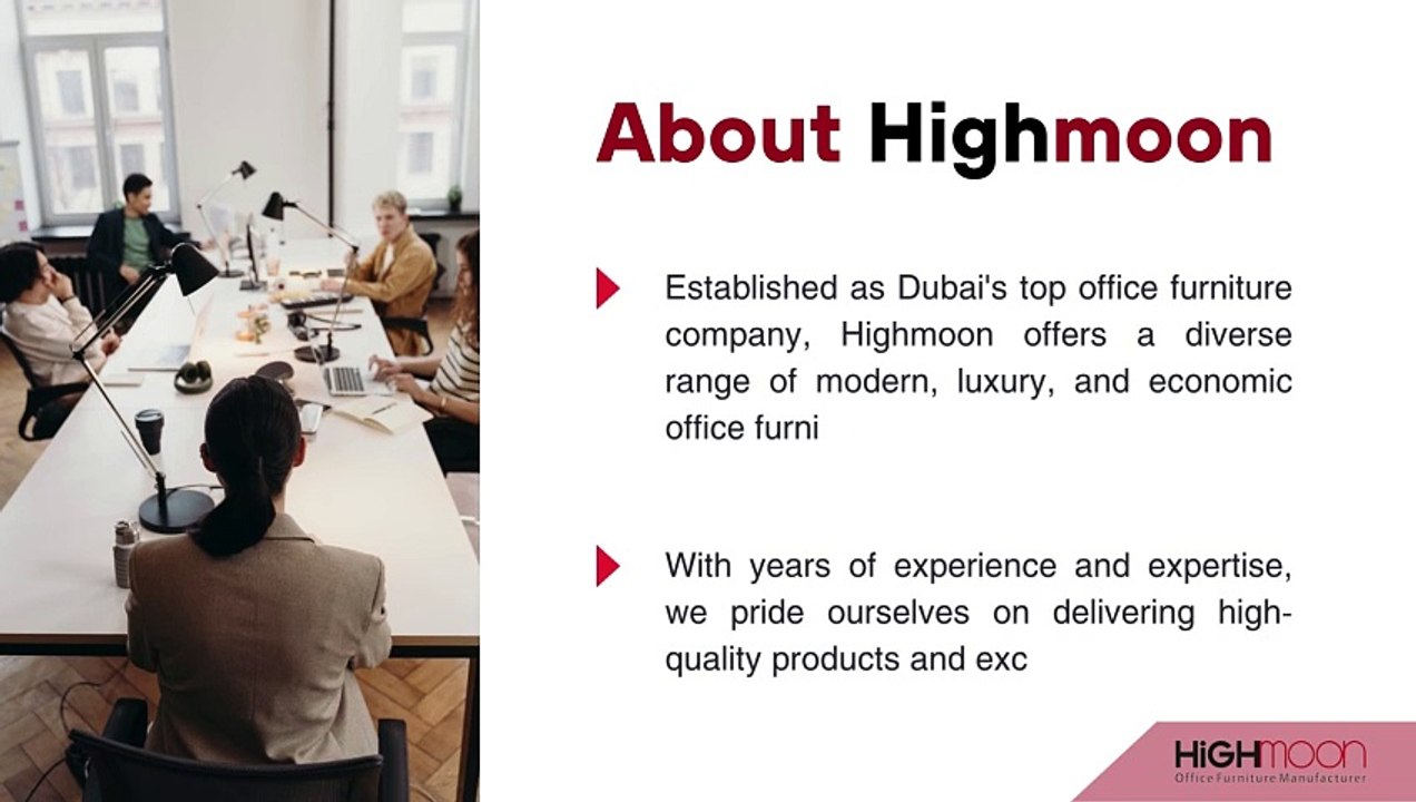 Office Furniture Manufacturer - Top Quality Office Furniture Store in Dubai UAE - Highmoon Office Furniture