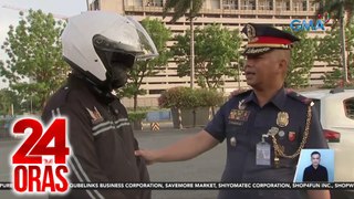 Pulis at sundalo na nagsisilbi umanong motorcycle escorts, sinermunan ng PNP-HPG chief | 24 Oras