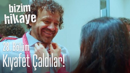Fikri ile Şükran kıyafet çaldı - Bizim Hikaye 28. Bölüm