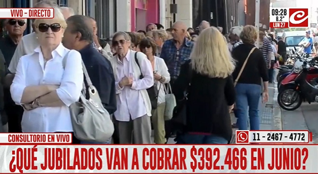 Atención jubilados: ¿quiénes van a cobrar 392 mil pesos en junio?