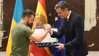 Zelenski defiende ante Sánchez la fiabilidad de España como socio de Ucrania