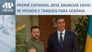 Zelensky se reúne com Pedro Sánchez em Madrid, na Espanha