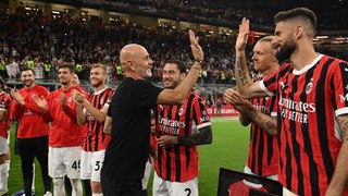 The Rossonero farewell to Giroud, Kjær and Pioli