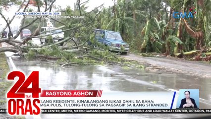24 Oras Part 1: Hagupit ng Bagyong Aghon; stranded dahil sa bagyo; inilihis na imbestigasyon sa pogo?, atbp.