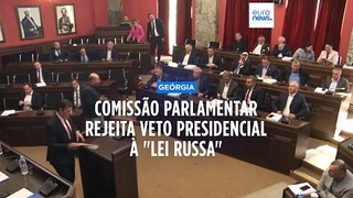 Geórgia: Comissão parlamentar rejeita veto presidencial ao projeto de lei da influência estrangeira