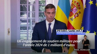 L'Espagne s'engage à apporter un milliard d'euros d'aide militaire à Kiev