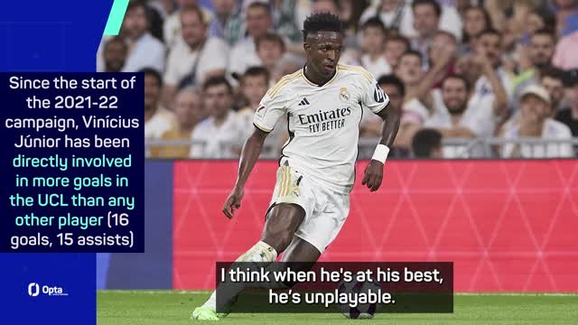 Bellingham labels Vinicius Jr 'best player in the world'