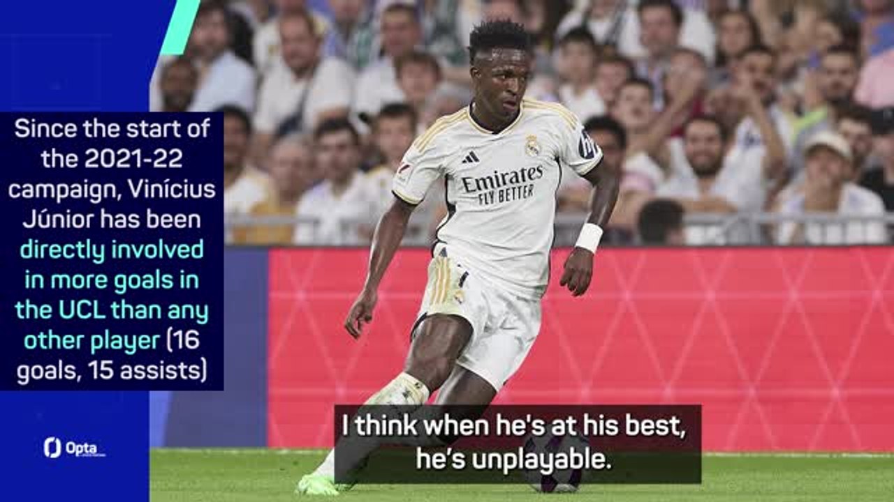 Bellingham labels Vinicius Jr 'best player in the world'