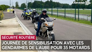 La sécurité à moto par une journée de sensibilisation avec les gendarmes de l’Aube