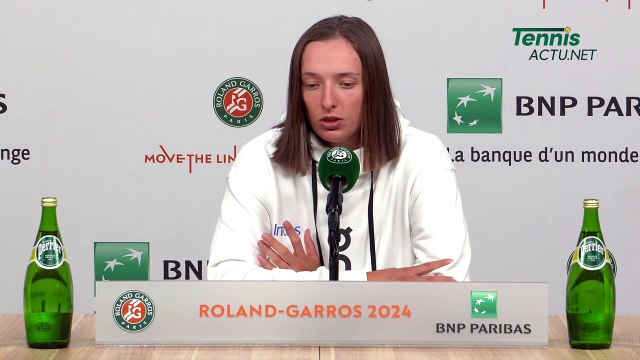 Tennis - Roland-Garros 2024 - Iga Swiatek : I have never played against Naomi Osaka on clay