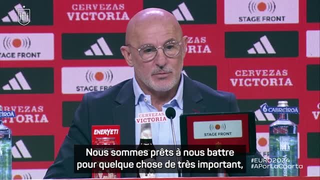 Espagne - Luis de la Fuente : Nous sommes prêts à nous battre