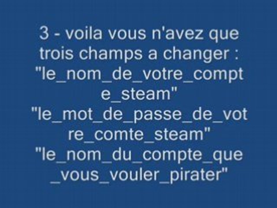 Compte steam