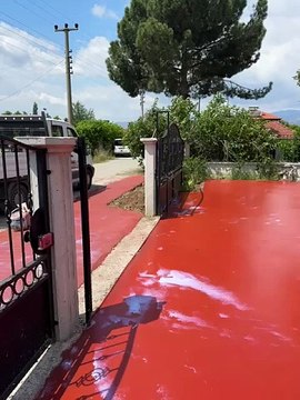 Renkli saha betonu izmir