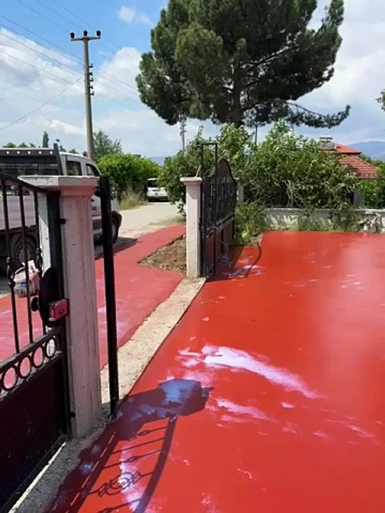 Renkli saha betonu izmir