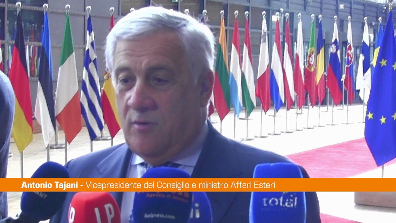Ucraina, Tajani "Armi italiane non si usano in territorio russo"