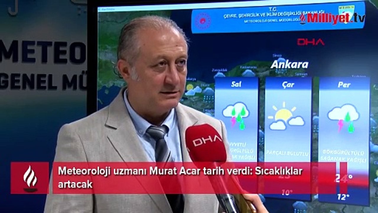 Meteoroloji uzmanı Murat Acar tarih verdi: 'Sıcaklıklar artacak'