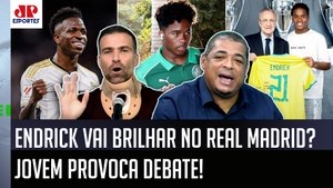 "O ENDRICK TEM QUE ENTENDER ISSO! No Real Madrid, ele vai..." OLHA esse DEBATE sobre o Palmeiras!