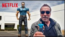 Arnold Schwarzenegger Shows Off The World's Biggest Action Figure | FUBAR Season 2 - Netflix