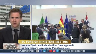 EU foreign ministers meeting - Palestine recognised as a top priority