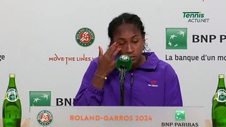Tennis - Roland-Garros 2024 - Coco Gauff : “Tamara Zidansek? I just know she was in the semi-finals here 2 years ago”