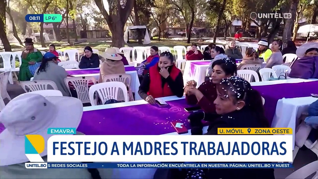 En Cochabamba mamás compartieron agasajo por el Día de la Madre