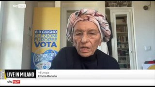 Europee, Emma Bonino: 