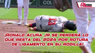 ¡Los detalles de lesión de Ronald Acuña Jr!