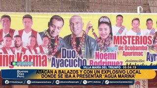 Asociados de local atacado a balazos y con un explosivo en VMT: 